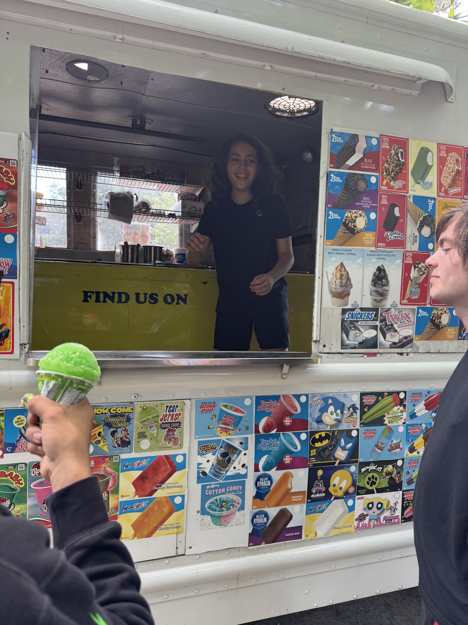 Twins ice cream truck photo