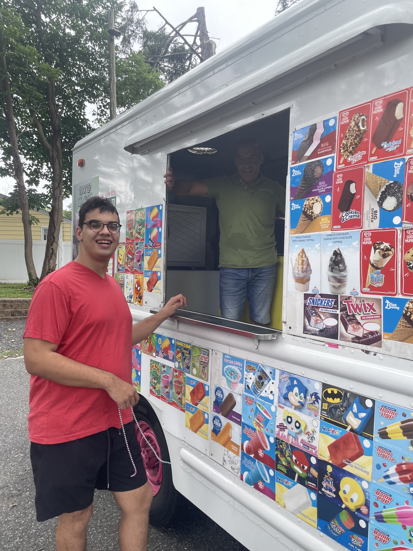 Twins ice cream truck photo