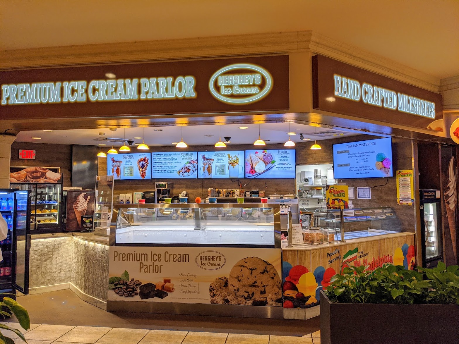 Premium ice cream parlor