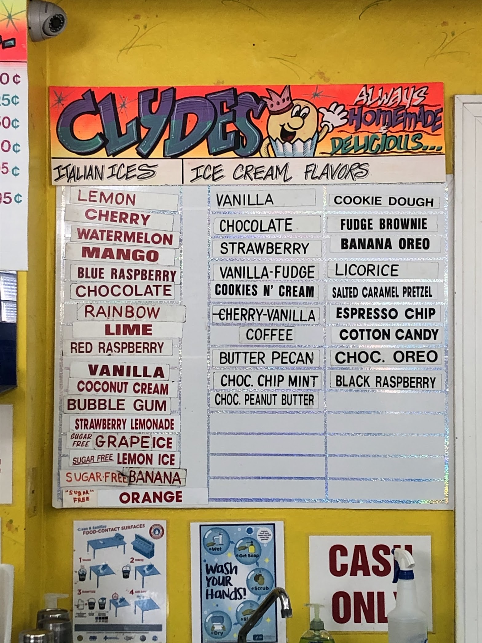 Clyde's Homemade Italian Ice & Ice Cream photo