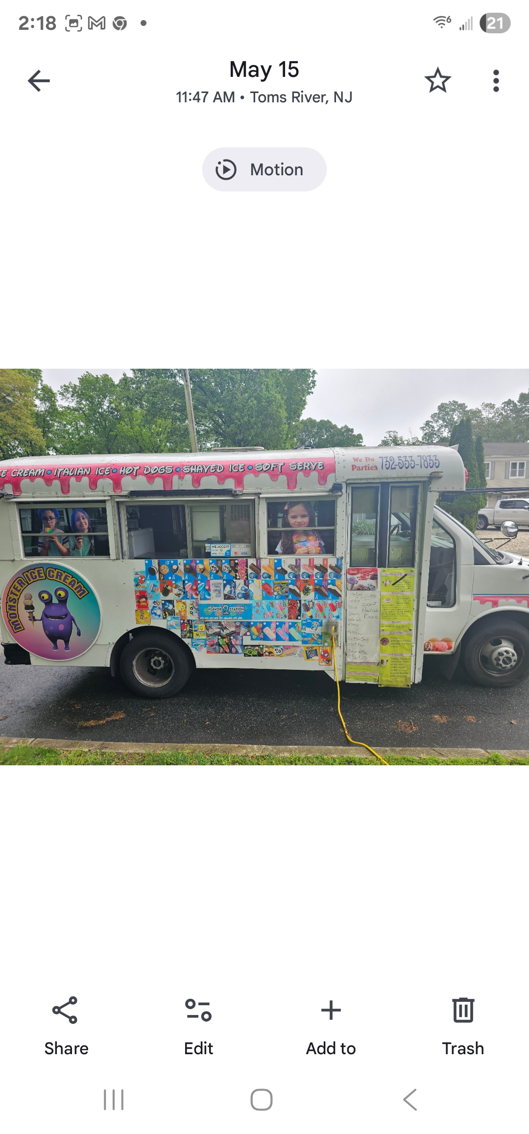 Monster ice cream trucks in Ocean and Monmouth counties photo