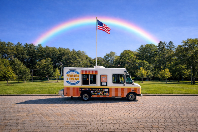Peaches & Cream Ice Cream Truck photo