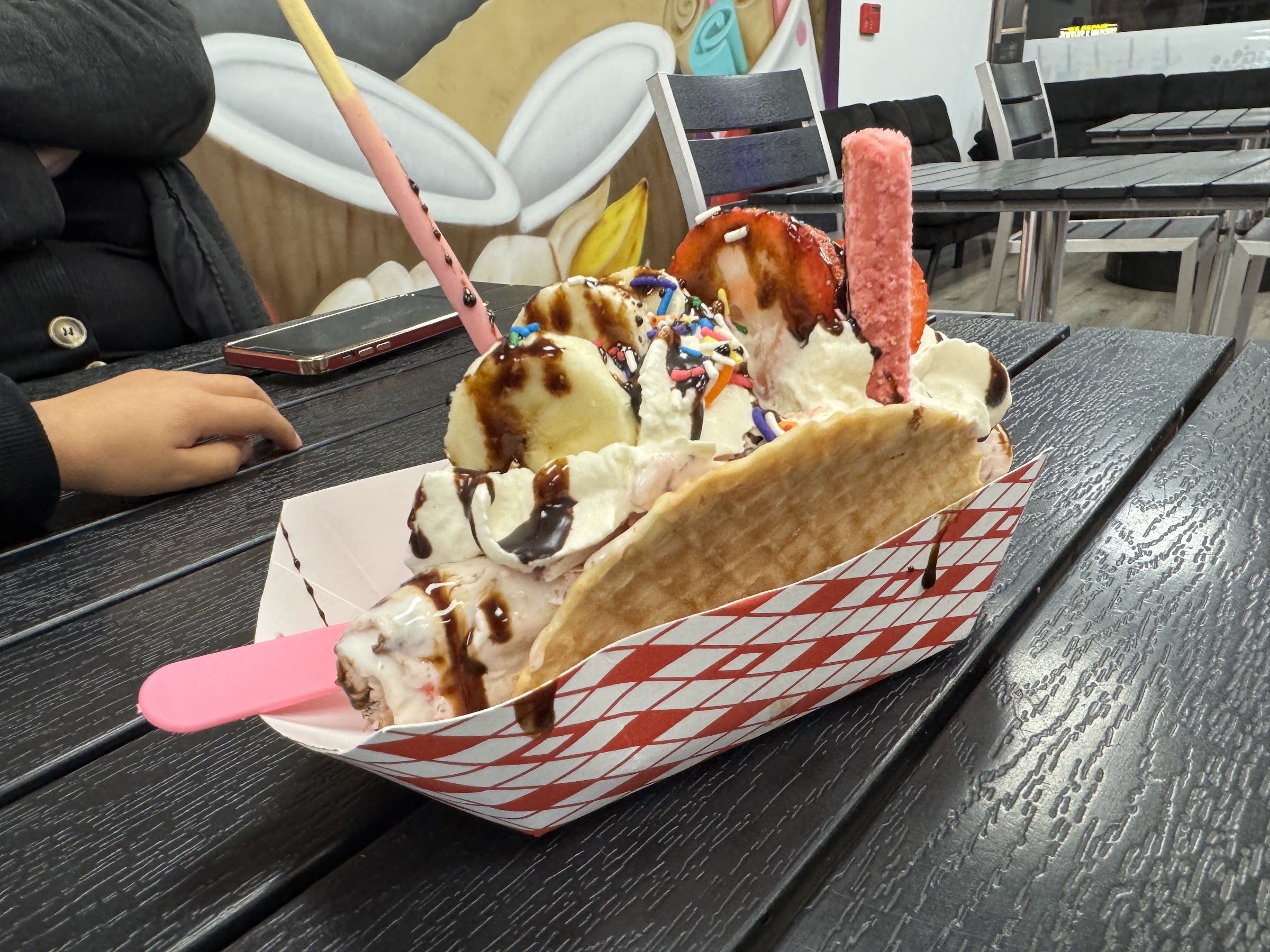 Below Zero Degrees Ice Cream Rolls photo