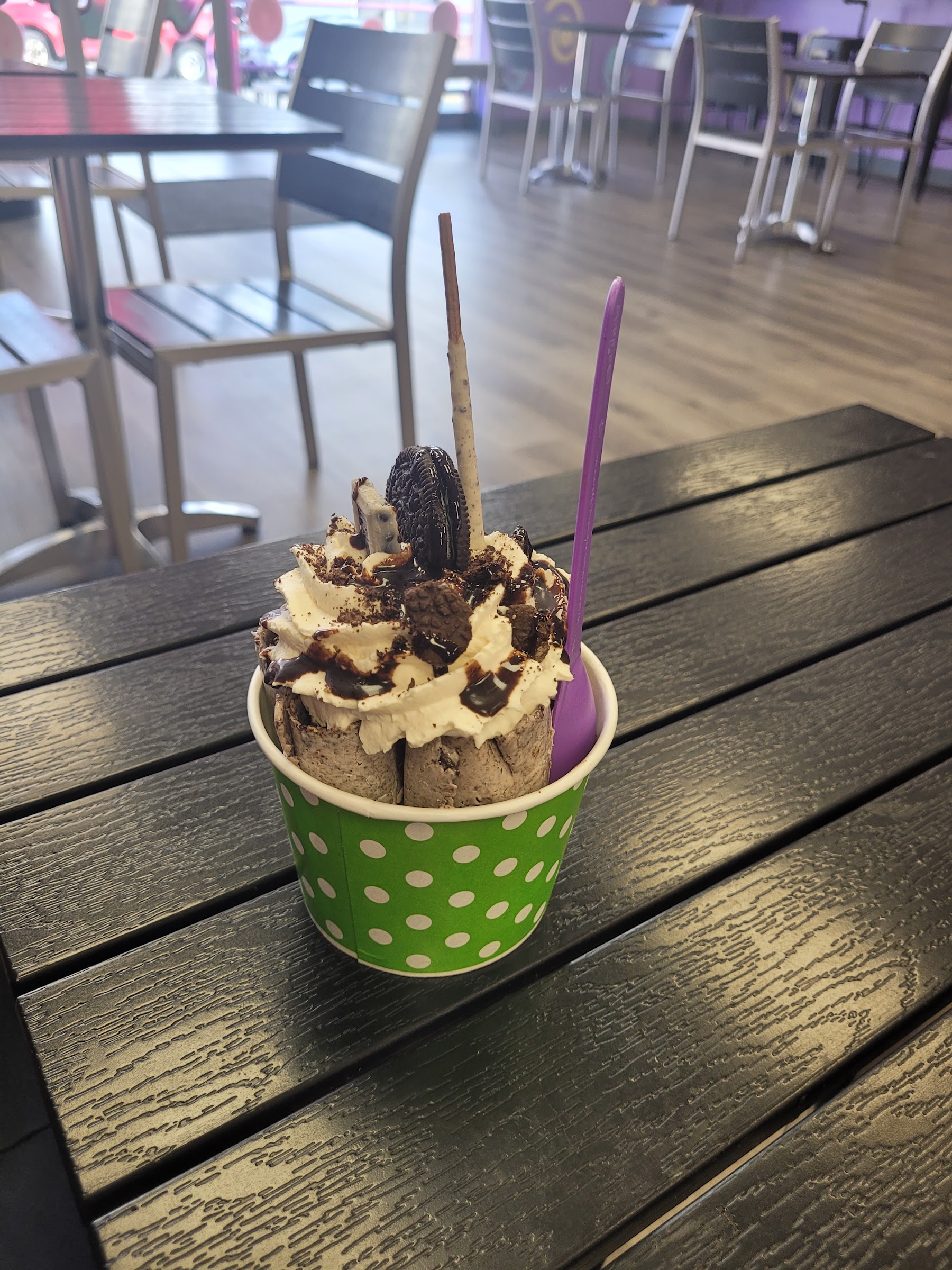 Below Zero Degrees Ice Cream Rolls photo