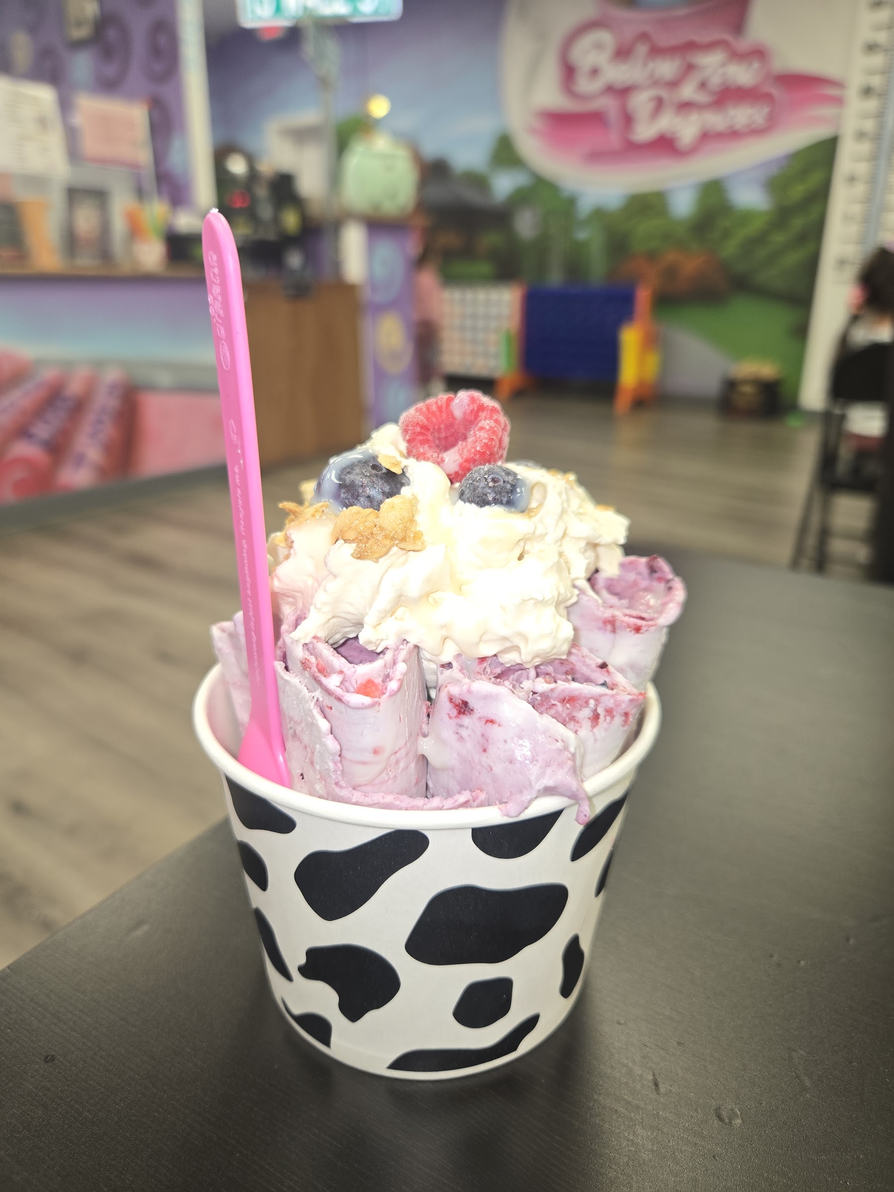 Below Zero Degrees Ice Cream Rolls photo
